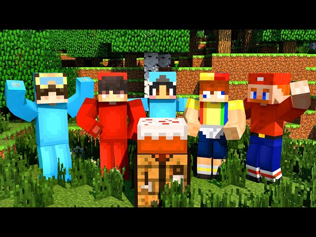 Omz x Roxy x Cash and Nico x Jeffy Johnny Minecraft x Crazy Fan Girls