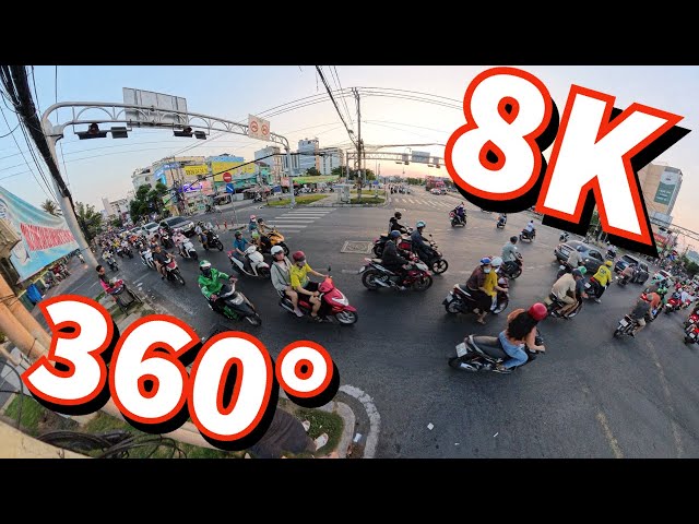 8K insta360 X4 Camera | Vietnam street | Ho Chi Minh City today, District 7, 2024