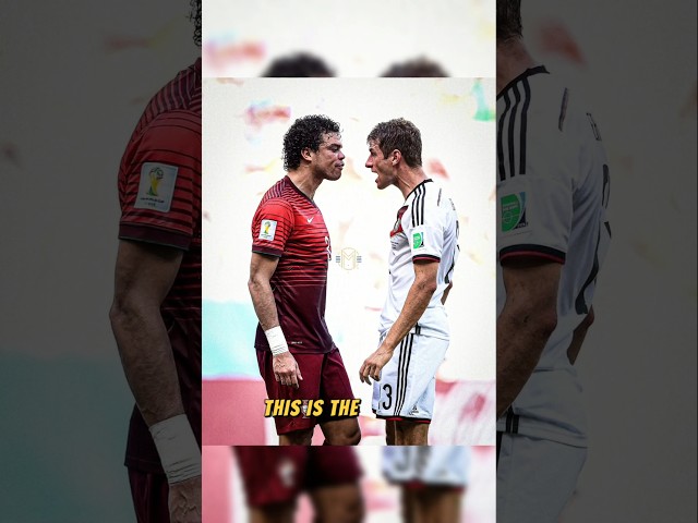 Pepe vs Thomas Muller Fifa world cup 2014 #football #fifaworldcup #portugal #germany