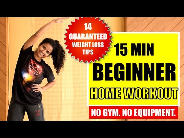 15 Min Easy Fat-Burning Home Workout + 14 Weight Loss Tips | Workout #WithMe