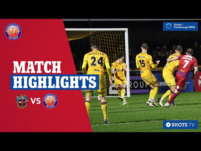 MATCH HIGHLIGHTS: Sutton United (A)