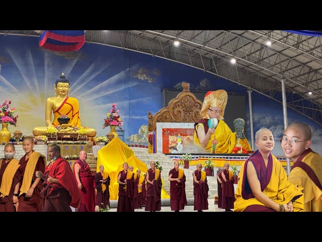 Journey to Monastic Life || Kagyu Nuns at Monlam Pavilion 2025 || @Karmabuddhistmonk