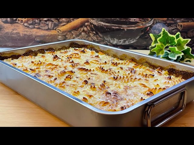 Easy and quick recipe for baked pasta with sugar | How to make a baked pasta with sugar