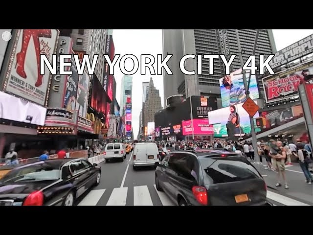 Driving Downtown VR 360 - New York City 4K - USA