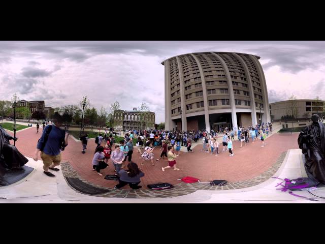 University Of Kentucky Ping Pong Ball Drop 360 VIDEO