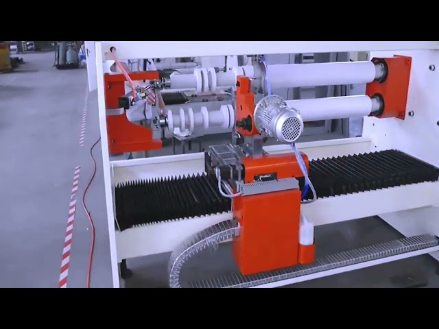 Automatic tapes cutting slitting rewinding machine