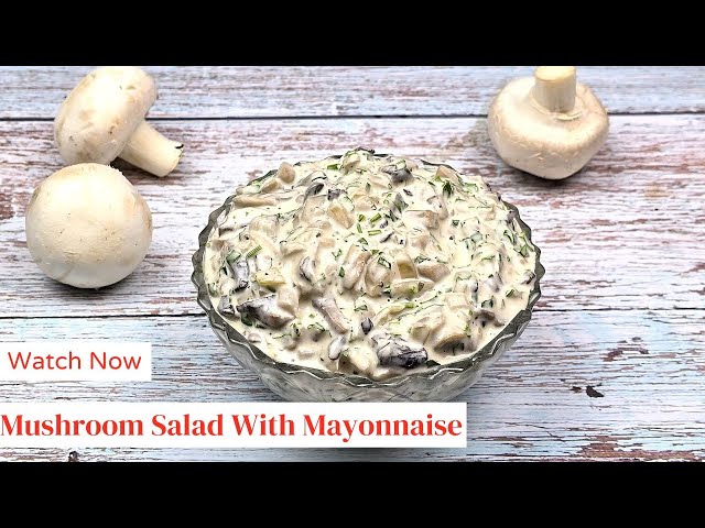 You WON'T BELIEVE How Good This Mushroom Salad Is! 🤤 (Simple Recipe)