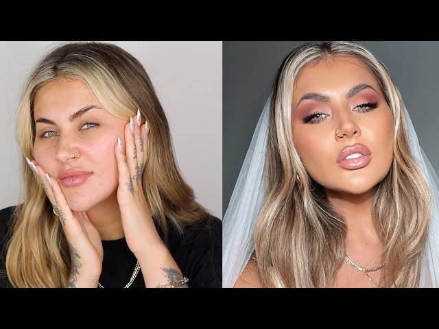 AN *UPDATED* WEDDING MAKEUP - GLAM BRIDAL TUTORIAL | JAMIE GENEVIEVE