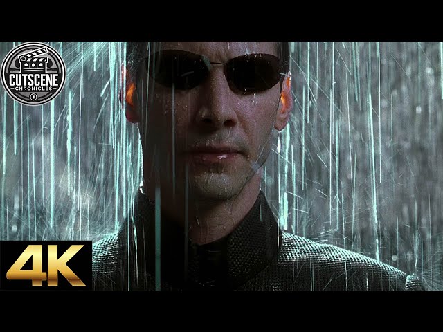 [4K UHD] Neo vs. Smith: The Final Fight Begins CUTSCENE | The Matrix Revolutions (2003)