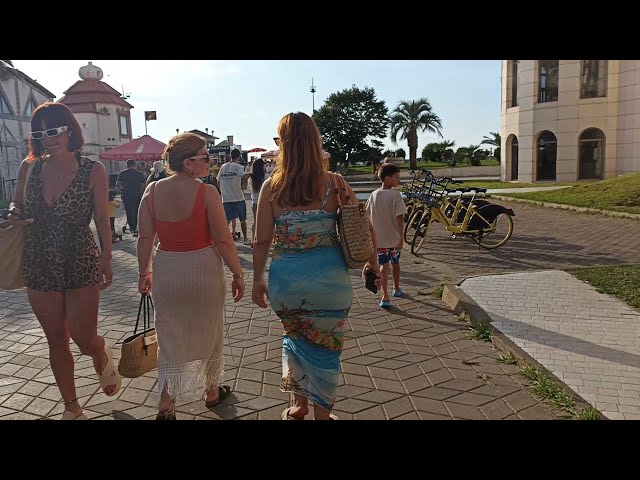 Walking in beautiful Batumi Georgia. 4k