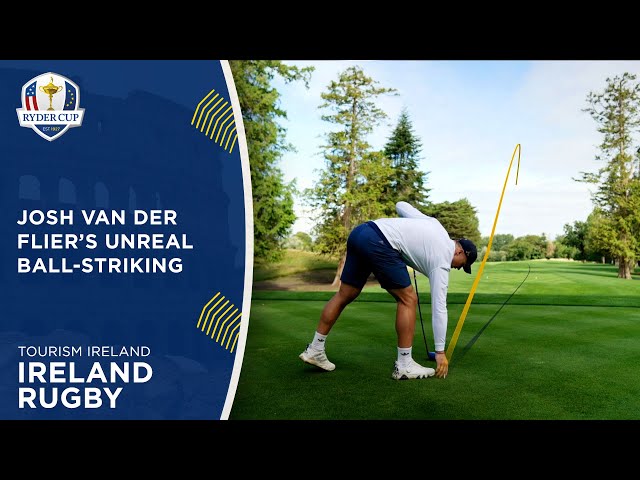 Josh van der Flier's TOUR-STANDARD ball-striking | Ireland Rugby | 2027 Ryder Cup | Tourism Ireland