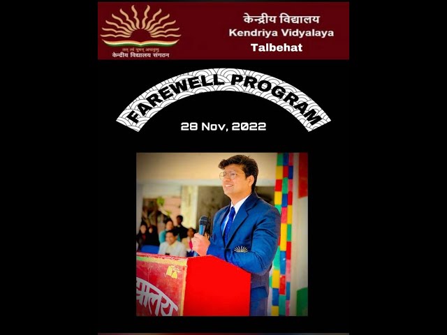 My Farewell Speech in KVS