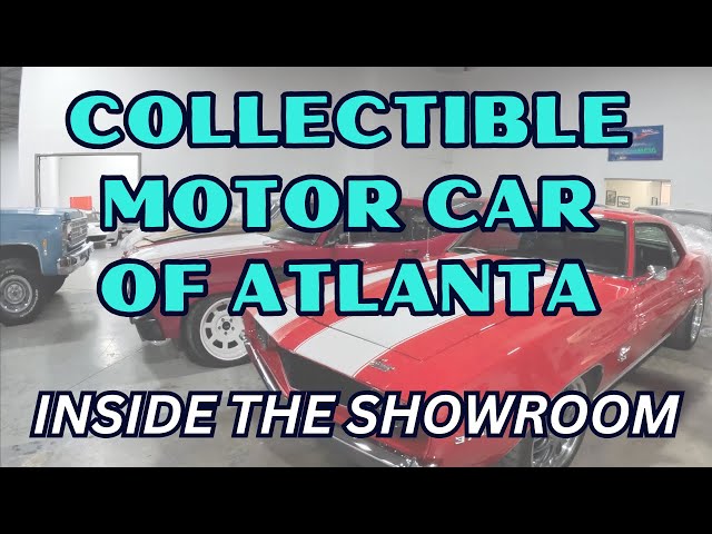 CLASSIC MUSCLE CARS FOR SALE INSIDE COLLECTIBLE MOTOR CARS OF ATLANTA SHOWROOM