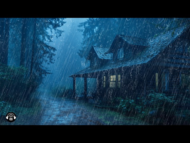 Rain Sounds for Sleeping I Fall Asleep Fast with Heavy Rain & Thunder I Insomnia - Relaxation