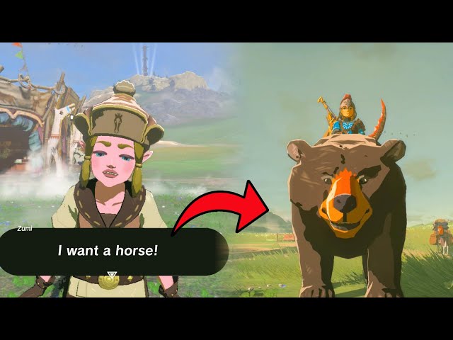 Bringing the Horse Girl a BEAR! | Zelda: Tears of the Kingdom