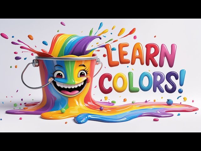 Learn Colors with Song! Toddler Color Video Song | Learn ABC with Music & Colorful 3D Animation! C21