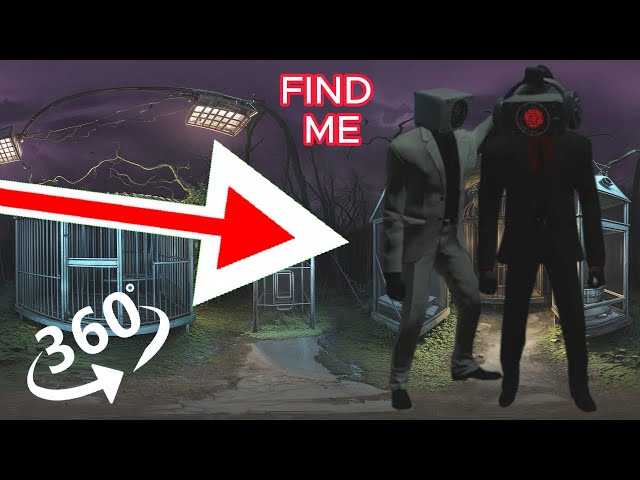 FIND  Skibidi Toilet. Red Speakerman -  looking for a challenge 360° VR video