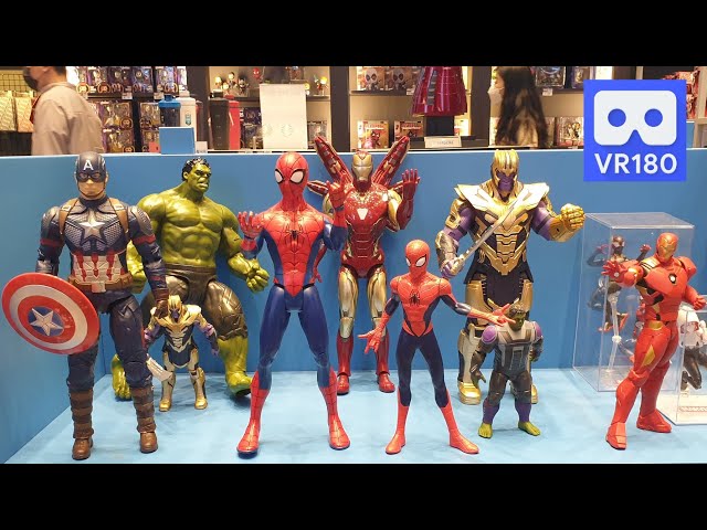 3D VR 180 4K Marvel Avengers Spiderman, Hulk, Captain America, Ironman & Thanos