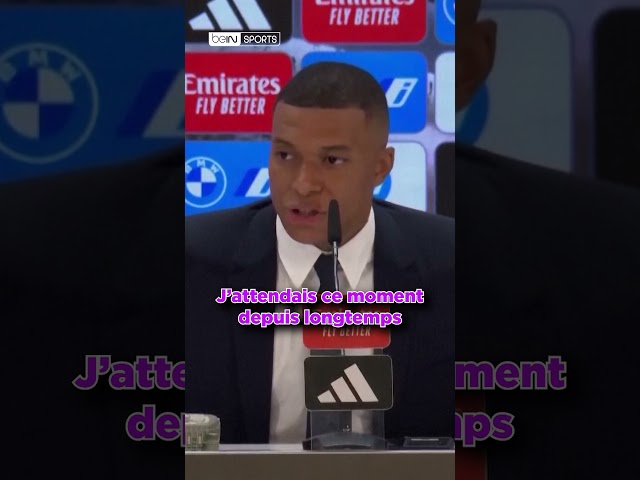 Kylian Mbappé parle de son rêve de rejoindre le Real Madrid 🌟 #shorts