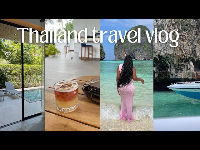 Thailand travel vlog🇹🇭: flying business class, luxury resort, phi phi islands + more