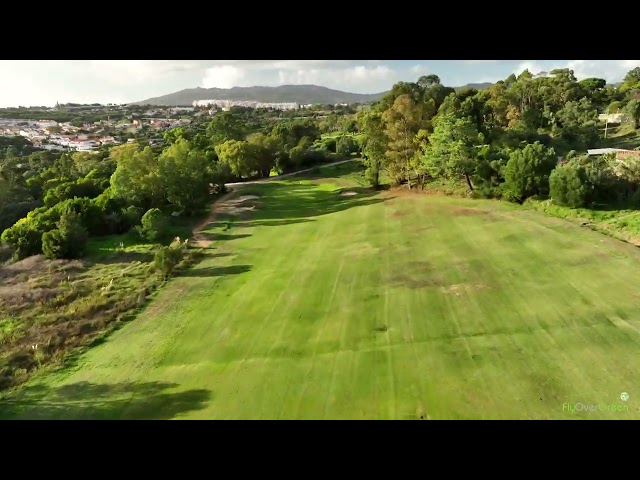 Estoril Golf Club - drone aerial video - Blue Course - hole#01