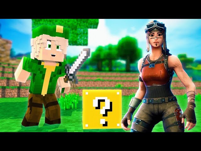 MINECRAFT 180º VR "RENEGADA FORTNITE” LUCKY BLOCKS