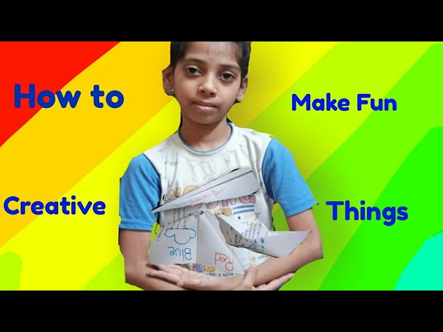 How To make easy fun playful Thing with paper:Anshika Raj