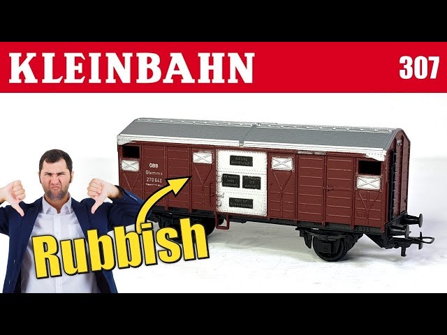 TOTALLY RUBBISH Vintage Kleinbahn HO Scale model railway Wagon | Made in Austria