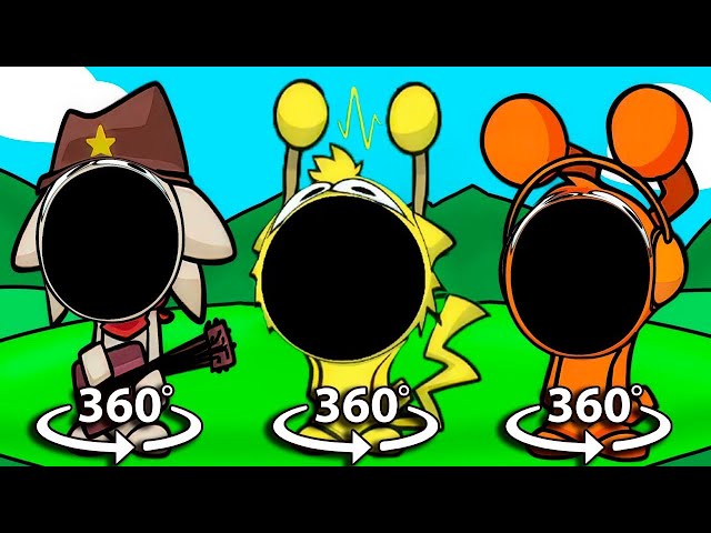 360° VR Pop Incredibox Sprunksters (sprunki)