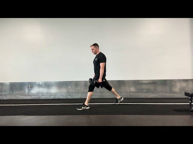 Dumbbell ATG Split Squat