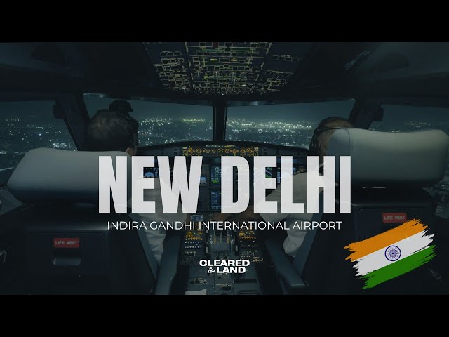 NEW DELHI | AIRBUS A320 LANDING 4K