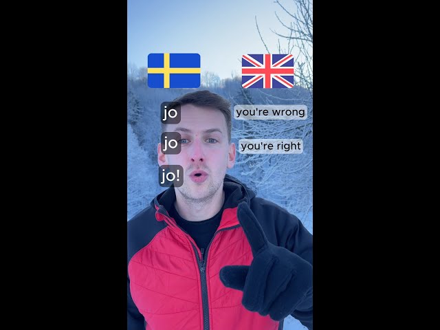 Jo in Swedish