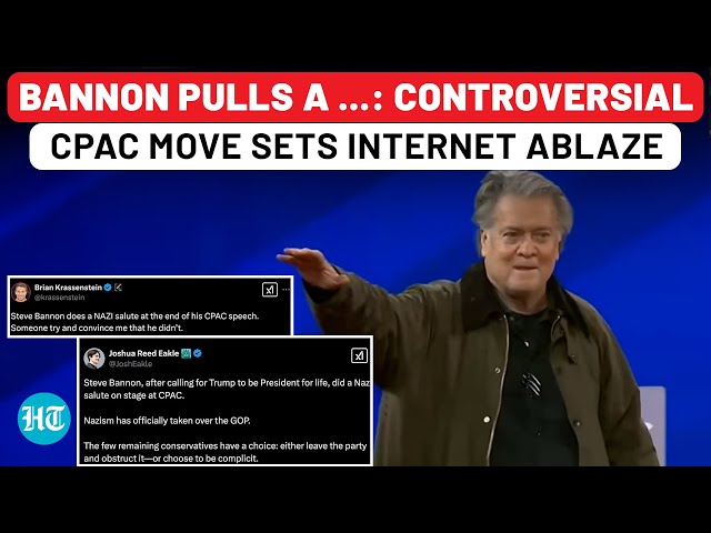 Did Bannon Just “Out-Musk” at CPAC? Internet Melts Down Over 'Nazi Salute' | Watch Exact Moment