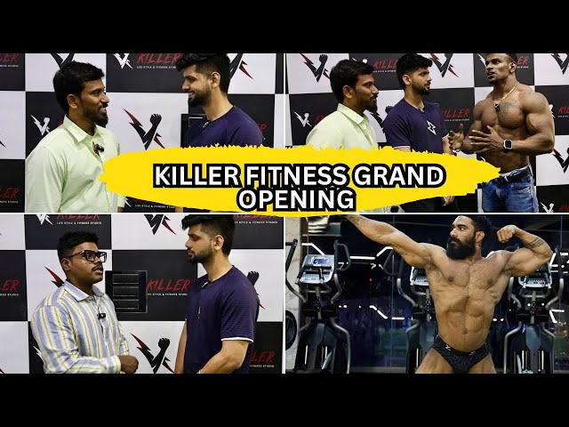 Killer gym opening vlog biggest gym in Chennai 😲