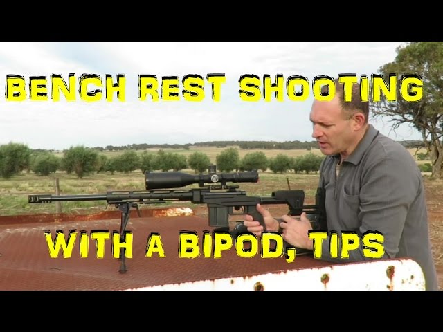 Shooting with a Bipod on a Bench