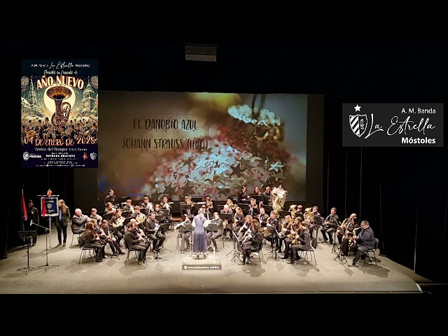 A orillas del Danubio azul. Valses. Johann Strauss.Concierto de año nuevo 2025. Banda La Estrella.