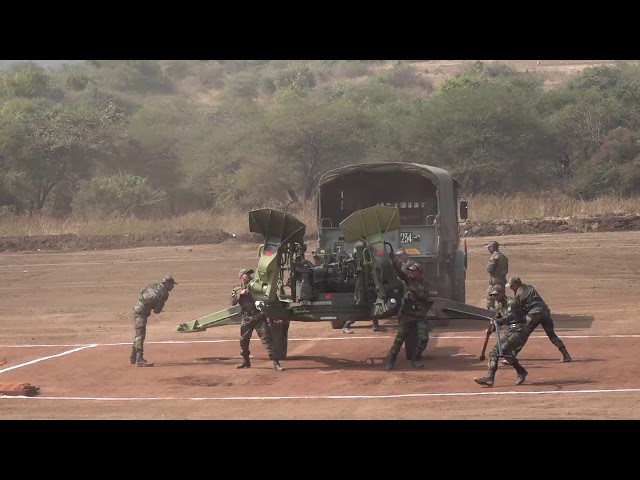 Indian Army M-777 Ultra Light Howitzer Firing