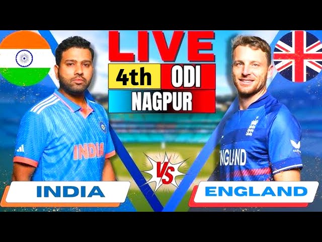 🔴Live: India vs England 4th Odi Live | IND vs ENG 2025 | Live Cricket Match Today | Cricket Live