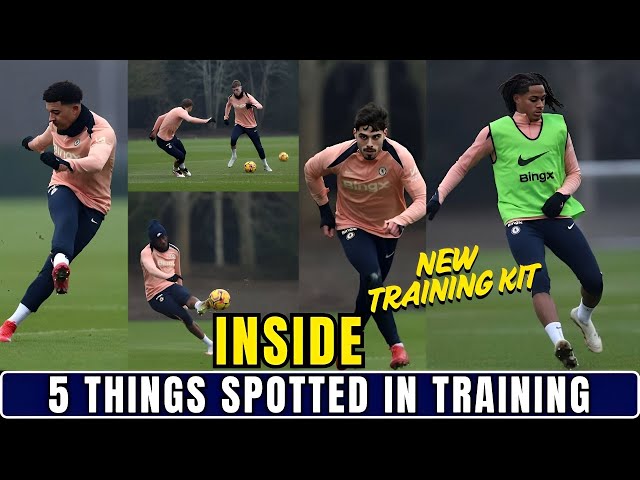 NEW TRAINING KIT! 5 Things Spotted In Chelsea Training Ahead Of Brighton.