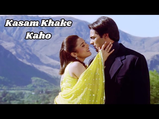 Kasam Khake Kaho - Lyrical | Kumar Sanu, Alka Yagnik | Dil Hai Tumhaara | Hindi Romantic Song