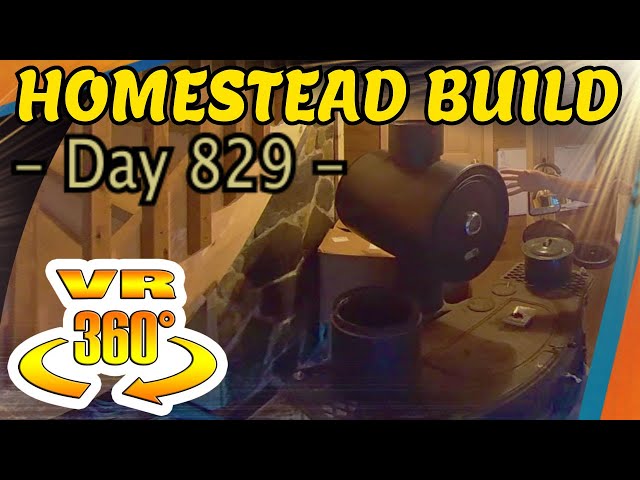 Homestead Building - Installing a Chimney Stove