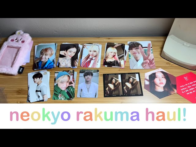 neokyo rakuma photocard haul | BTS & IVE