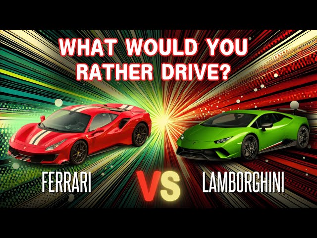 TOP SUPERCARS BATTLE - What Would You Rather Drive? 🤔