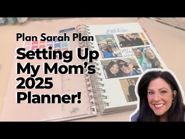 Moving My Mom Into Her Planner! | Ashley Shelly 2025 Planner