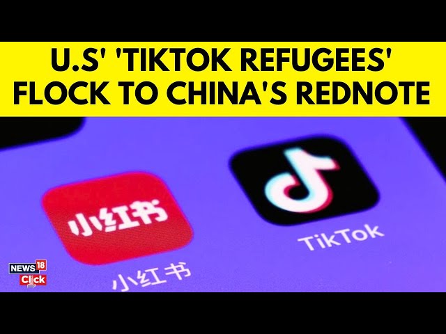 US TikTok Ban Drives Users to Chinese-Owned Red Note | U.S. News | TikTok Ban In USA | N18G