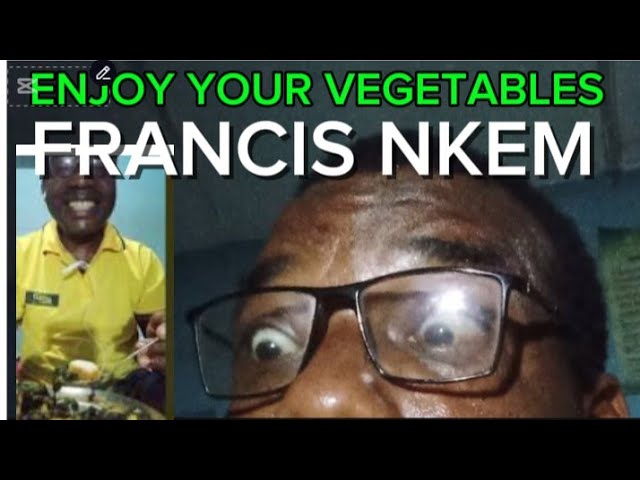 Enjoy your vegetables #francis nkem recipes #love  #vegan