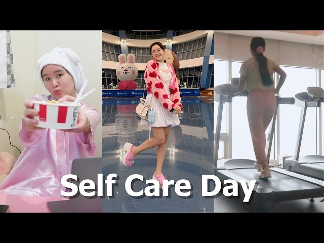 Self-care day: Gym, Samgyupsal, Skincare, Chill day