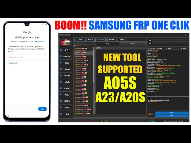 Samsung FRP Bypass NEW Tool 2024 For Android 12, 13, 14 - No adb - No *#0*#