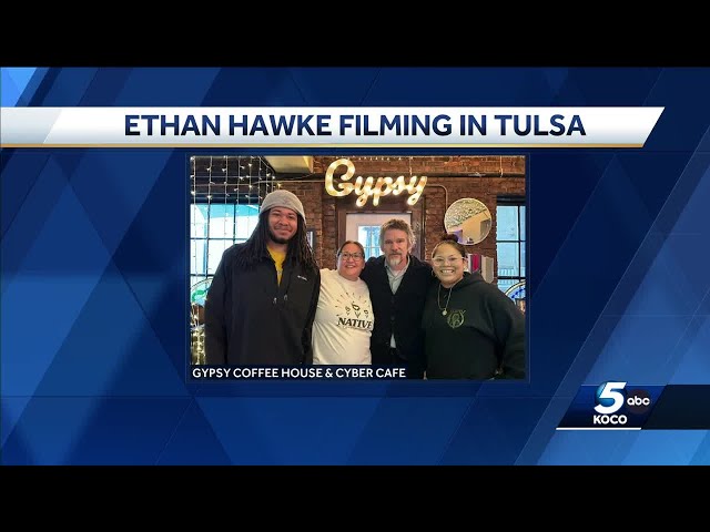 Hollywood star Ethan Hawke makes stop at Oklahoma coffee shop