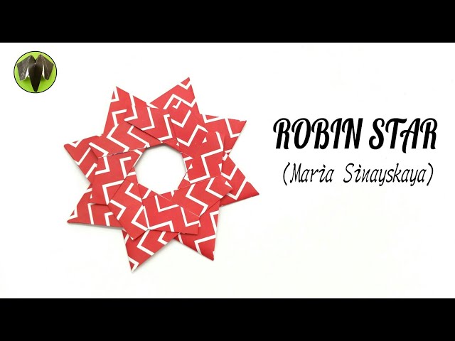 Robin Star by Maria Sinayskaya - Variation 1 - DIY origami Tutorial by Paper Folds - 848